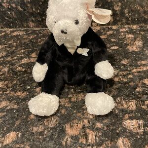 Ty Black and White Groom Beanie Baby
